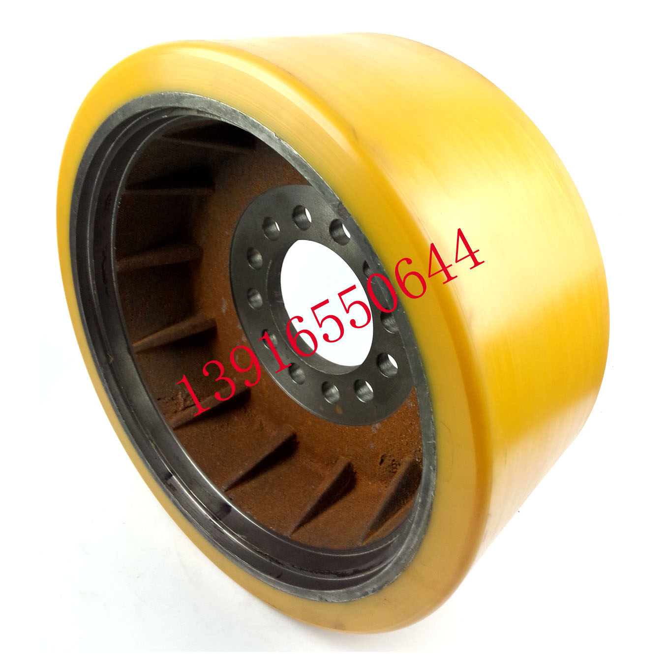 Electric Pile High Machine Wheel Linde K15 Series Front Pipette High Machine Active Wheel Drive Wheel 400 * 160