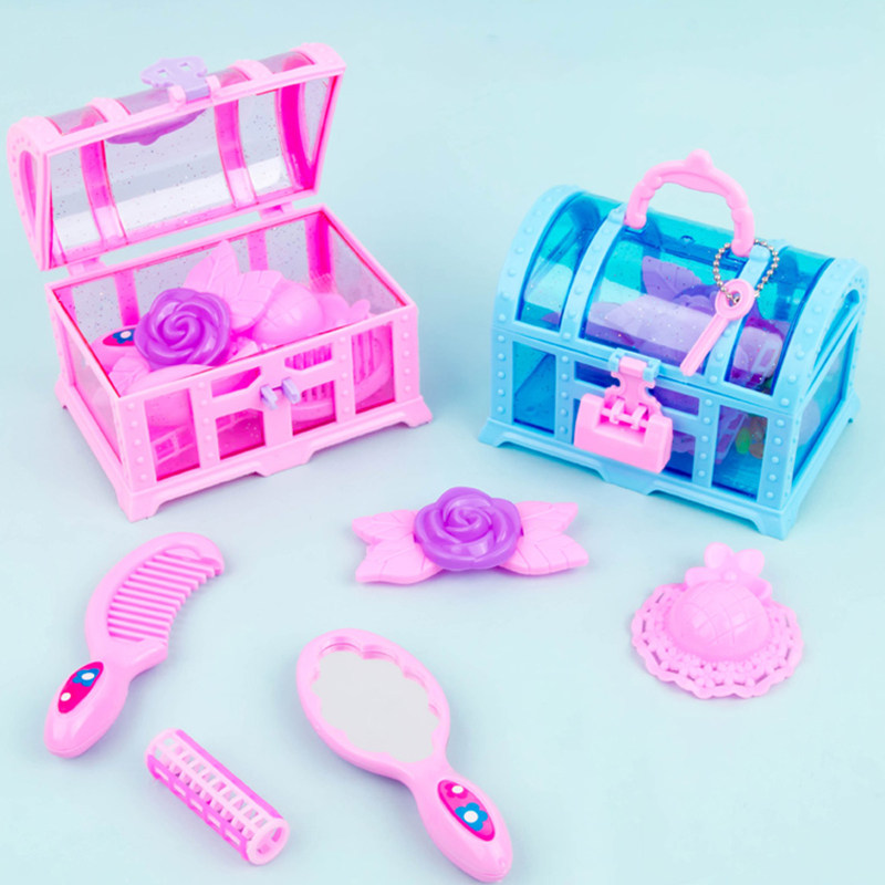Children's hair accessories Baobab box little girl playing with dressing ornaments box over home small toy girl birthday present-Taobao