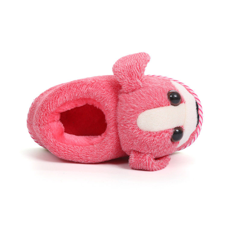 Pantoufles enfants en suède pour hiver - semelle caoutchouc - Ref 1011493 Image 14