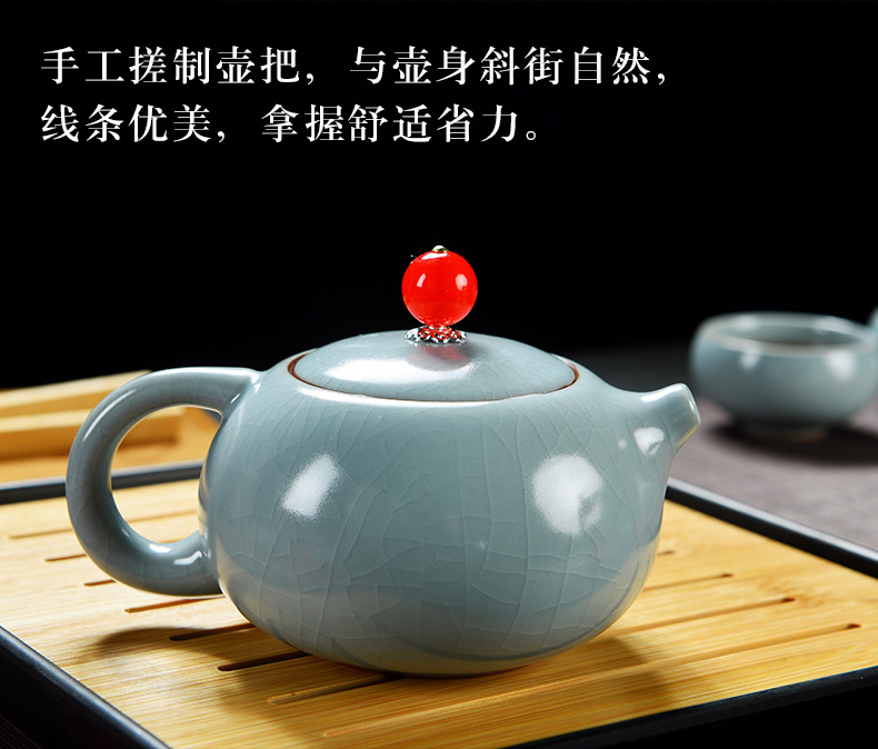 Howe auspicious your up teapot tea xi shi single pot of slicing can raise your porcelain ceramic kung fu tea tea ware