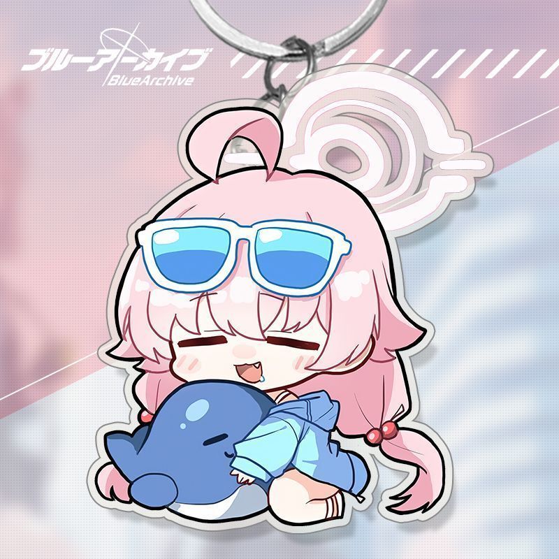 Blue Archive Merchandise Keychain, Kasai Arisu, Hoshino Ai, Alice Pendant, Backpack Charm, Shirayu Mizu Blue Archive Merchandise Keychain, Kasai Arisu, Hoshino Ai, Alice Pendant, Backpack Charm, Shirayu Mizu