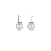 (New in April) Bai Lan Chuyang earrings for women 925 silver 2024 new popular niche exquisite earrings ED4226