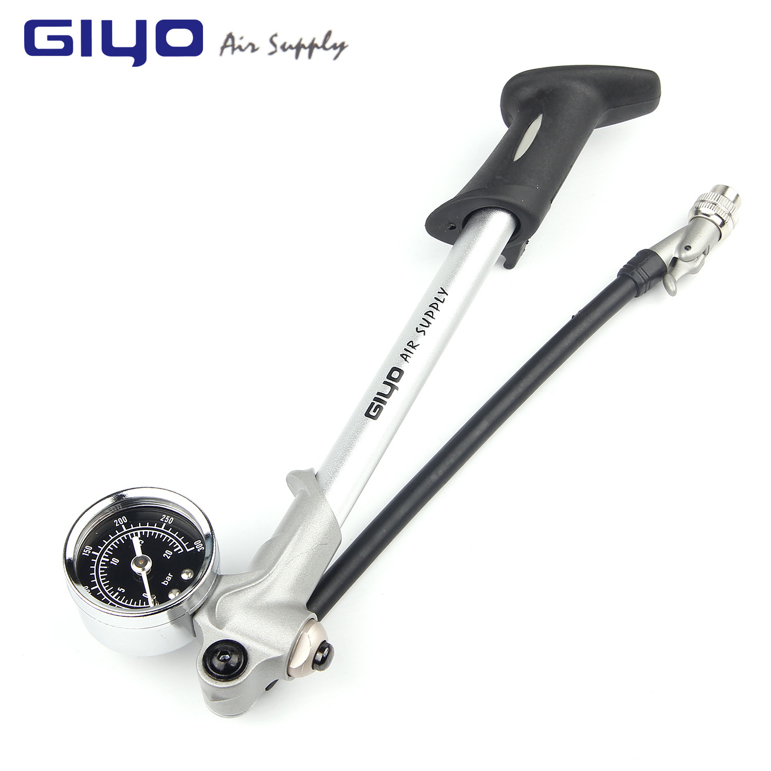 GIYO cross-country climbing bike damper front fork special high-pressure inflator GS-02D portable mini band table