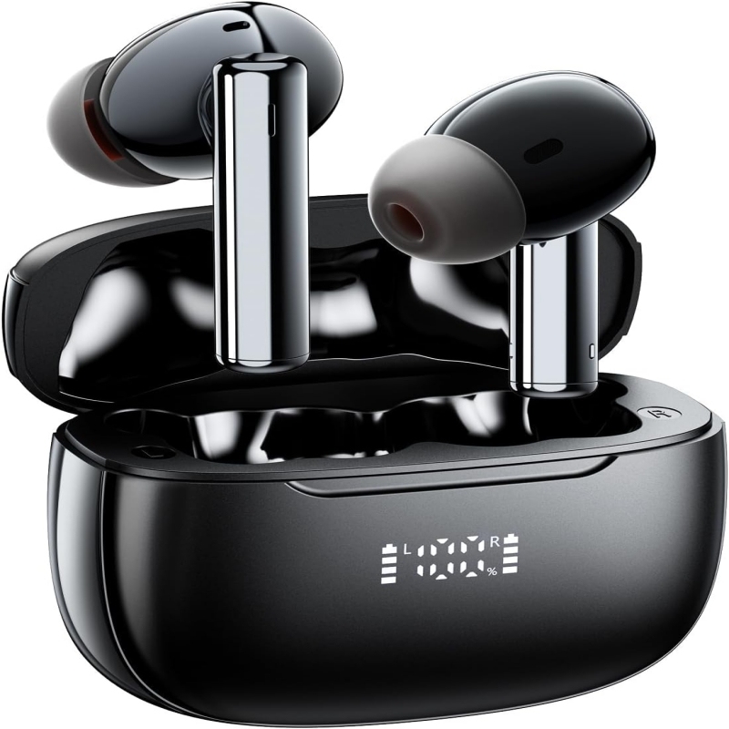 Cross-Border Trade - 28Db Strong Active Noise Reduction True Wireless Bluetooth Headphones, Starting with Appearance and Staying True to Sound Quality, Heavy Bass