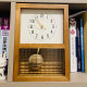 Solid Wood Vintage Wall Clock Living Room Wall-Mounted Retro Table Clock Ornament Clock Stand Desktop Clock Old-Fashioned