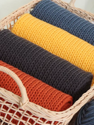 Клубок пряжи ручной работы, плетеный шарф, набор материалов, кукла, «сделай сам»