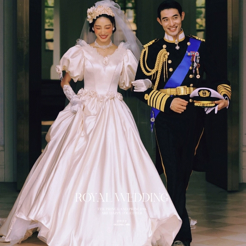 Реквизит для фотографии, белое ретро скандинавское платье, скандинавский стиль, в цветочек