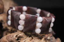 Guilin Chicken Blood Guilin Chicken Blood Jade Bracelet Mens Jade Bracelet Mens Tank Bracelet weighs 88g