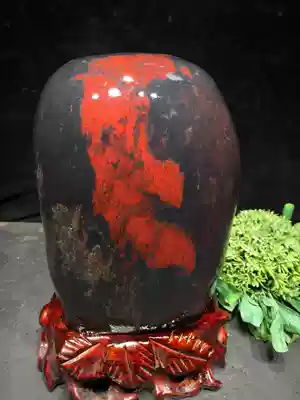 Chicken blood Jade original stone Guilin chicken blood Jade black red mouth material original stone ornaments chicken blood stone rough weight 12kg