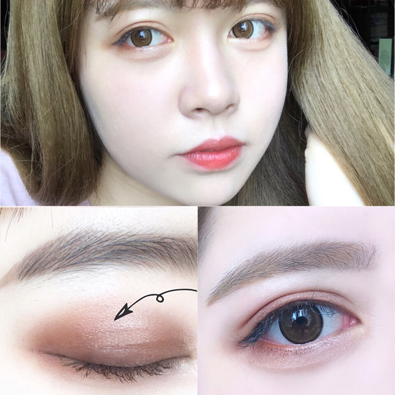 Dori princess net tattoo double eye leather stick invisible nature not easy to reflect complexion wide meat color long olive-shaped meme