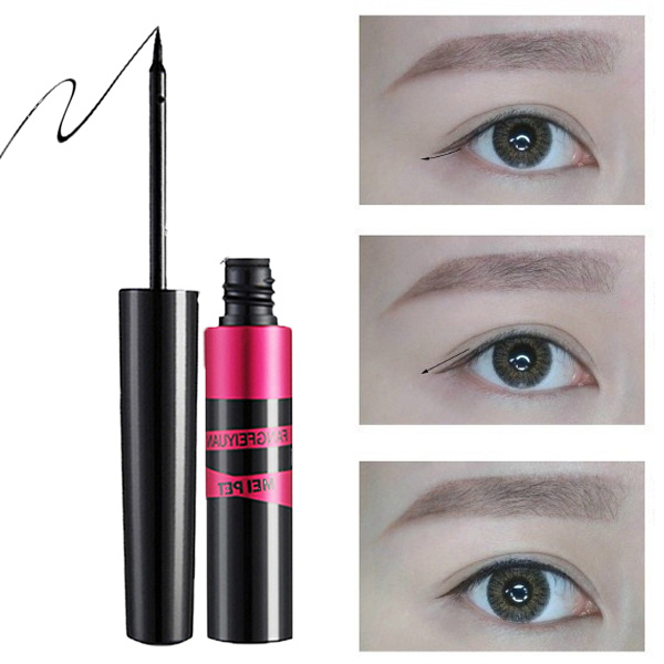 Cool Black Tear Eyeline Liquid liquid waterborne pen Persistent greaseproof without fainting eye line Pen black speed dry smooth