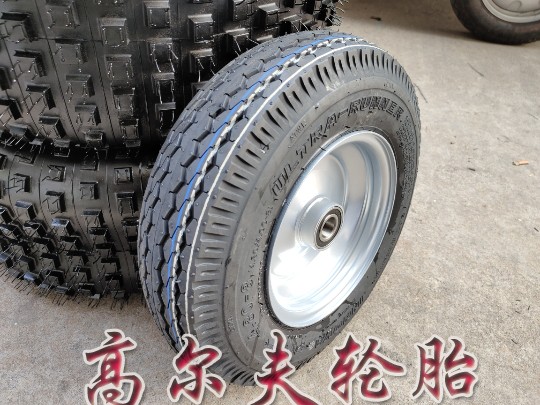Taiwan INovartis tyres 4 80-8 plus bearing hub triangular wing wheel retrofit cart tire steel ring shaft tube