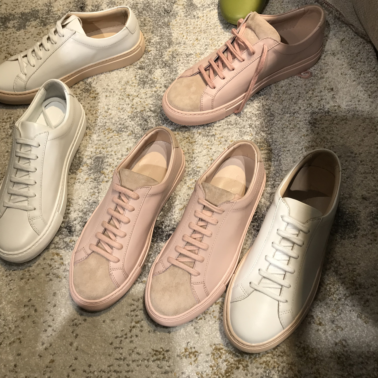 Full leather common small white shoes women 2022 new exploits 100 lap net red ins genuine leather lovers flat bottom women's version shoes-Taobao