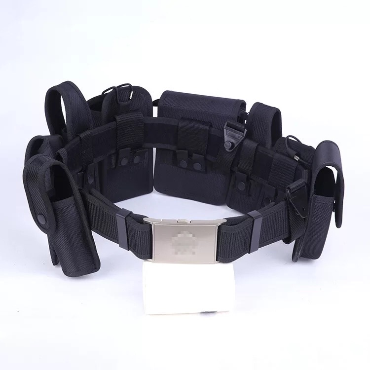 Nylon multifunctional belt Eight-piece set of equipment patrol belt security duty tactical belt