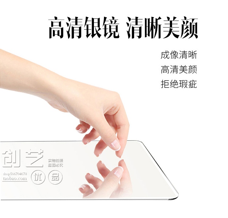 Nghệ thuật sáng tạo và quần áo cửa hàng quần áo đứng độ nét cao gương mặc quần áo khung cơ thể ống kính lớn di chuyển gương phù hợp châu Âu - Gương gương trang điểm