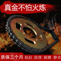 Motorcycle chain Qian Jianglong QJ150-19A chain king kong qj125-18a run royal dragon sprocket plate