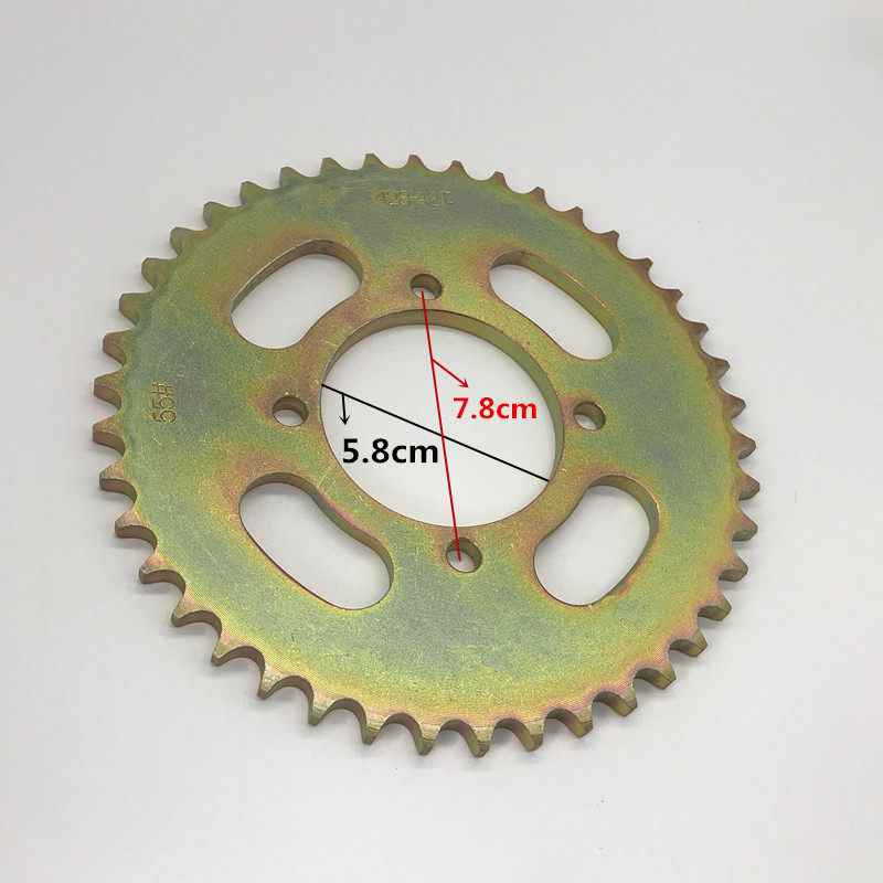 Motorcycle chain plate GS125 Rear large gear Qianjiang 150-19A-9-27 Large gear Qianjiang 125-12-23 sprocket