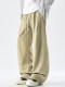 Men's Pure Cotton High Street Cargo Pants, Autumn Style, American Retro Trendy Brand, Loose Wide-Leg Straight Casual Pants