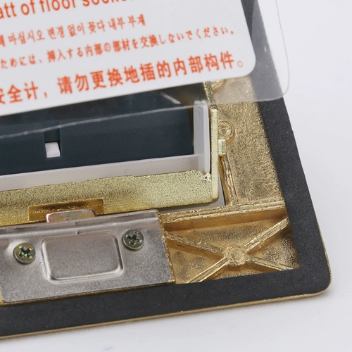 Одариновый розетка все -Бронзовое водонепроницаемое демпфирование двух тридневых заглушек 10a десять -отверстие для поверхностной панели пола