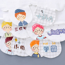 Baby sweat towel Pure cotton gauze Baby sweat towel Kindergarten childrens sweat towel Childrens pad back towel Cotton