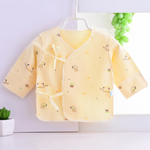 Newborn baby monk clothing Newborn baby half-back cotton boneless underwear top 0-3 months summer thin section