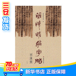 简牍精编字帖西汉简.上 东岳简牍书院 编 书法/篆刻/字帖书籍艺术 新华书店正版图书籍 山东美术出版社