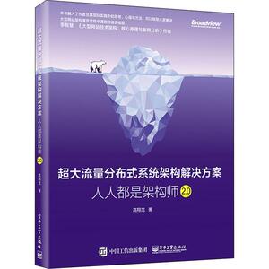 超大流量分布式系统架构解决方案 人人都是架构师2.0 高翔龙 著 网络通信（新）专业科技 新华书店正版图书籍 电子工业出版社