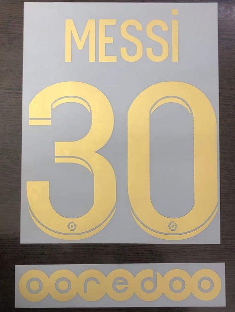 2011-22 season Paris Golden Globe Golden Band Dark Print Super A Quality Thermal Transfer Star