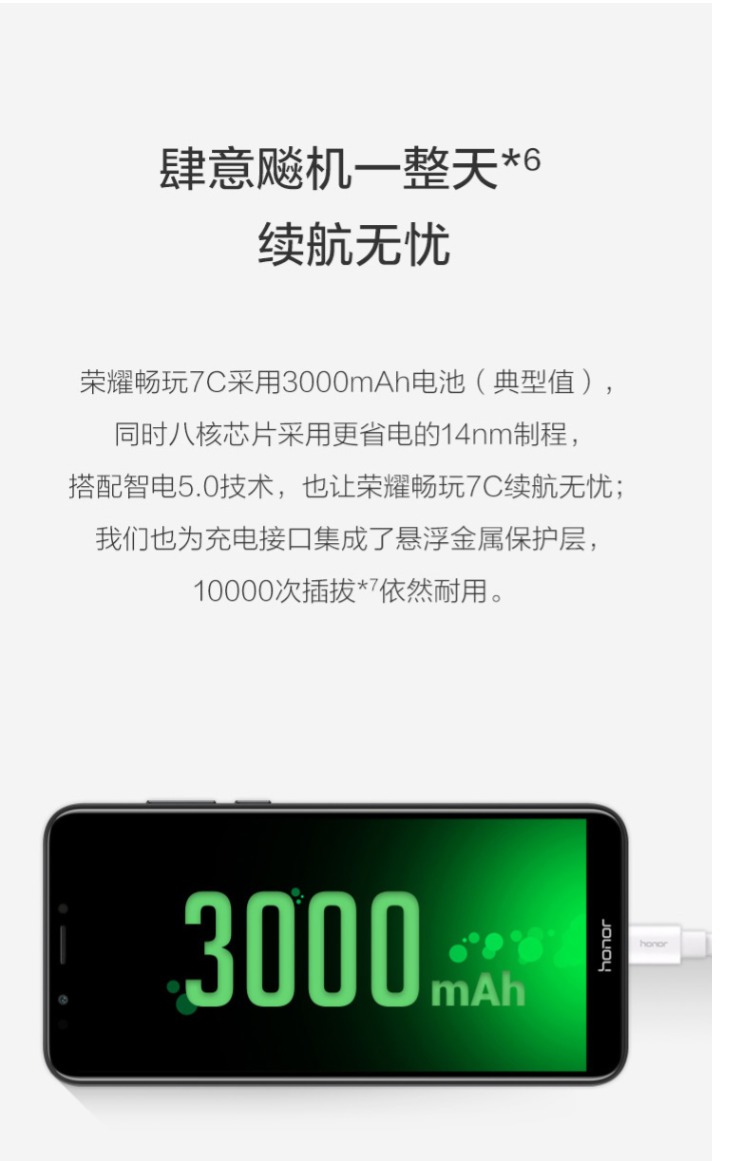 [Thẳng 100 nhân dân tệ 799] SF cùng ngày + gửi kho báu sạc Danh dự / vinh quang Huawei Chơi 7C toàn màn hình Netcom điện thoại di động toàn màn hình trang web chính thức nhận diện khuôn mặt camera kép