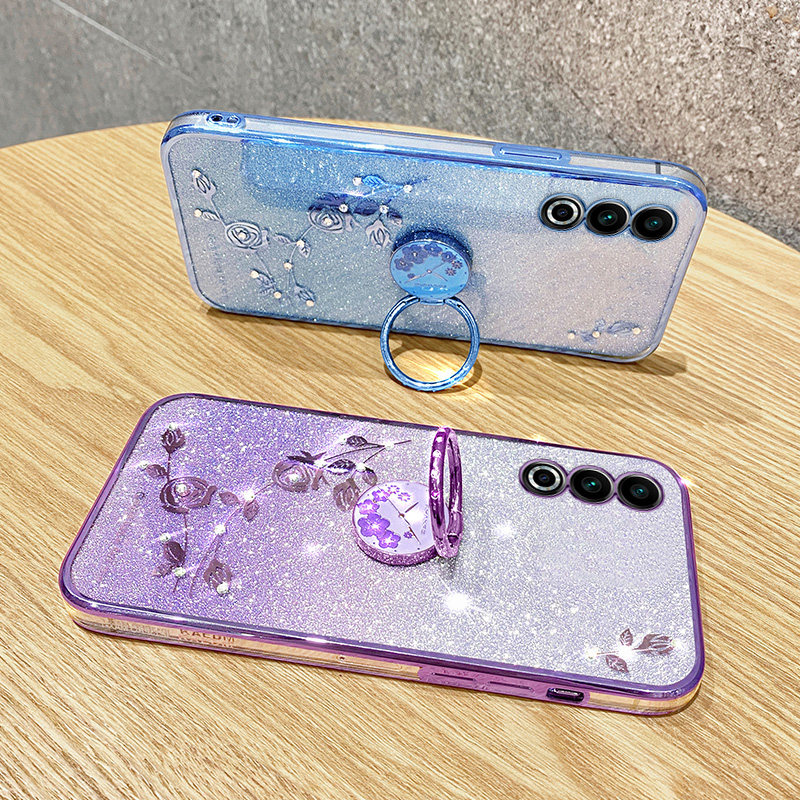 Suitable for Meizu 20 Phone Case, Meizu 20 Pro Protective Silicone Cover, Transparent Meizu 21 Full-Cover Anti-Drop 21 Pro New Model with Stand, Soft Case, Twenty Pro Creative Women's Model, Pr0 High-End Feel