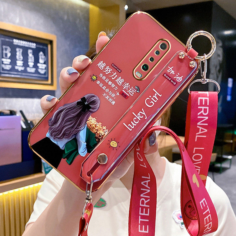 Suitable for Redmi K30 Phone Case, Xiaomi K30I Protective Silicone Cover, Speed Edition K20 Full Coverage 5g Anti-Drop Redmi K20 Pro Soft Case for Women, 5g Shell, Redmi Crossbody Lanyard, Niche K30 5g