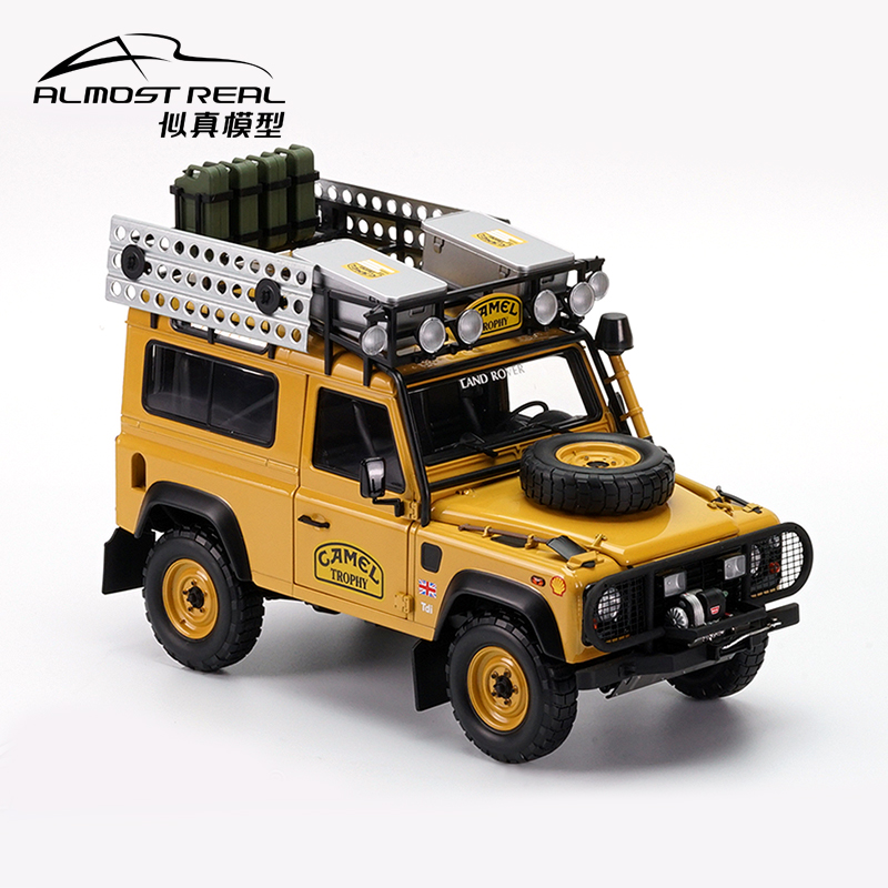 Defender real. Дефендер d90 Camel Trophy. Land Rover Defender almost real 1 18. Defender Camel Trophy 1/18 almost real Land Rover 110. Land Rover Defender трофи.