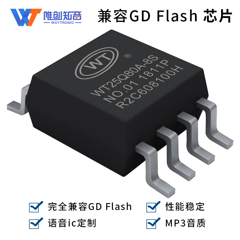 SMD WT25Q16A Compatible SMD GD25Q16 16Mbit LASH memory chip integrated circuit