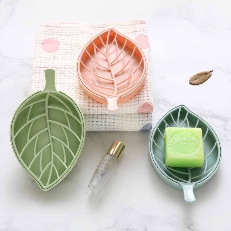 Leaf incense tray Drain fertilizer box Double-layer bathroom plastic incense box Powder room household fertilizer plate Convenient type
