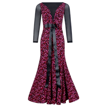 Danbaoluo womens modern dance dress classic competition dance dress fashionable high-end dance high-swing ballroom dance dress