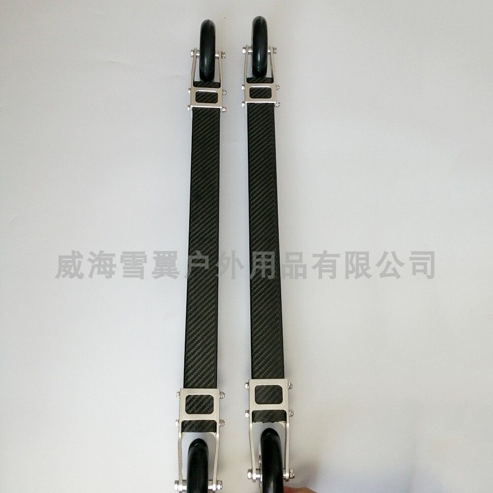 Carbon Fiber Roller Type Dryland Ski Cross-country Pulley Into Campus Dryland Pulley Double Board Cross-country Pulley Ski