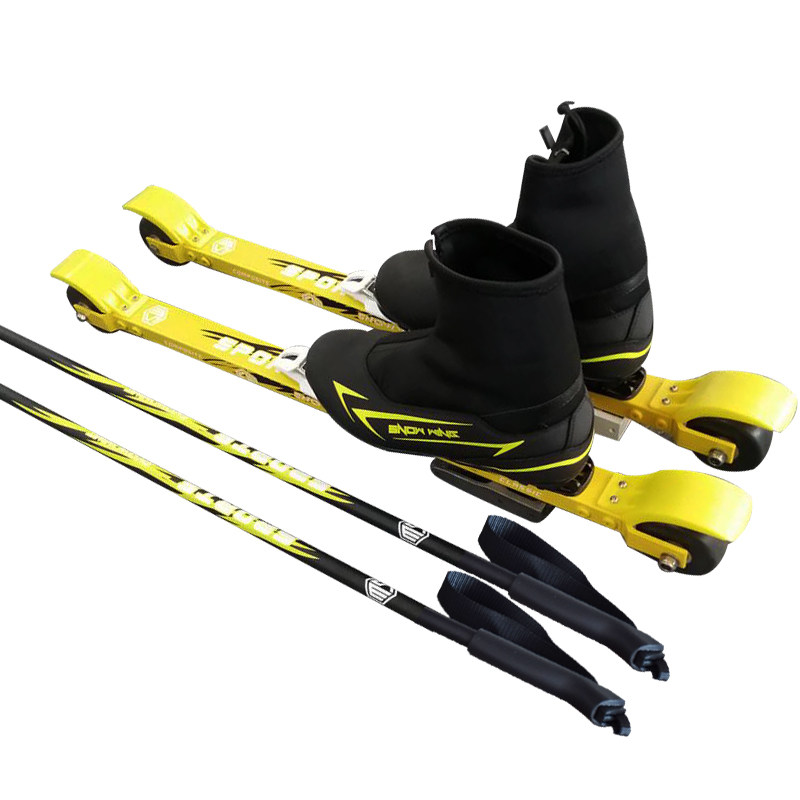 Brand New Cross-country Ski Pulley Land Snowboard Ski Training Board Ski Bike Dryland Cross-country Pulley Complete