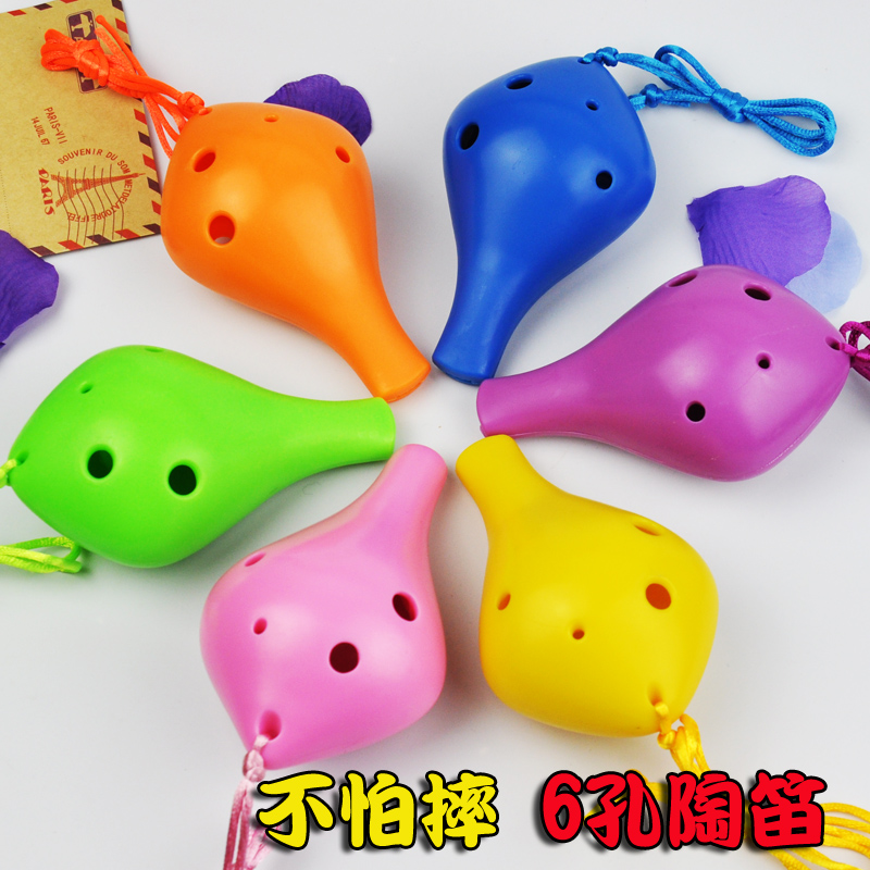 6 Hole Long Mouth Ocarina Plastic Plastic Resin Ocarina AC Alto C Recommended for group purchase in schools - Taobao