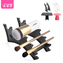 Makeup brush drying rack transparent anti-mold shelf beauty makeup storage tool makeup artist round cute hanging portable