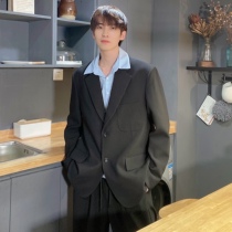 SC 2021 spring design sense casual blazer jacket Male Yuppie fried street Korean version of the trend Ruffian handsome suit
