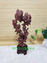 Fine red Taihu stone original stone ornaments natural stone landscape stone Linglong stone natural home desk strange stone fish tank Stone