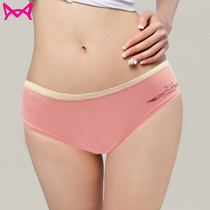 Cat people underwear fashion simple soft skin womens basic solid color briefs