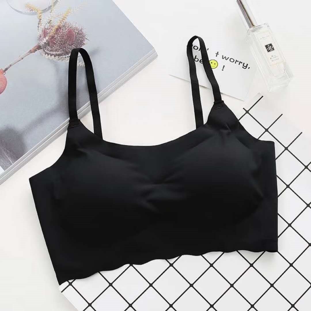 ngôi nhà nhỏ vòng không hoàn toàn thoải mái thép trần truồng đồ lót womens sling đáy tụ tập để điều chỉnh phong cách phong cách áo ngực thoải mái thở ngực nhỏ