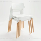 Современный модный ноутбук для домашнего использования из натурального дерева, стульчик для кормления