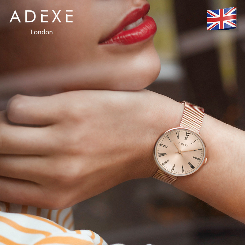 唐艺昕同款小太阳手表 英国 ADEXE 小众轻奢女式手表 天猫优惠券折后￥659包邮（￥859-200）5色可选  送手镯项链