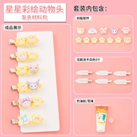 Окрашенная заколка для волос, набор материалов