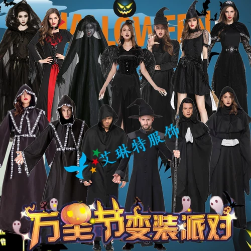 Хэллоуинский костюм вампира Демон вечеринка для взрослых призрачных невест