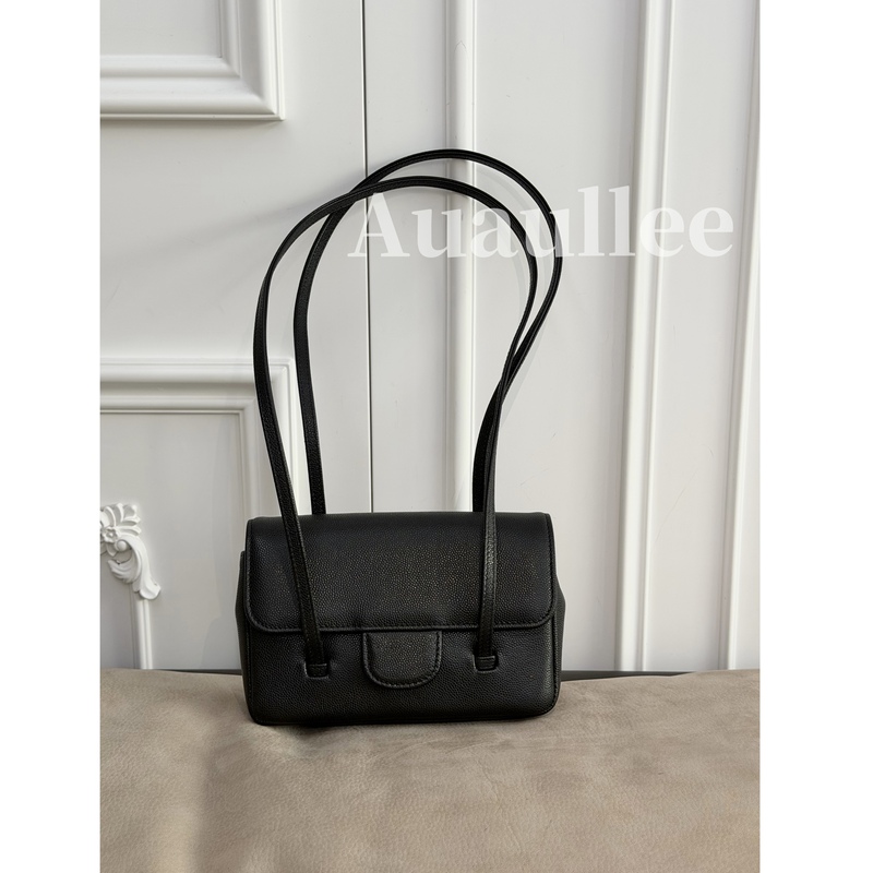 Asmoon Top-Tier Fashion Bag! Jennie's Same Style 26P Stylish Minimalist Leather Shoulder Strap Handbag with Flap