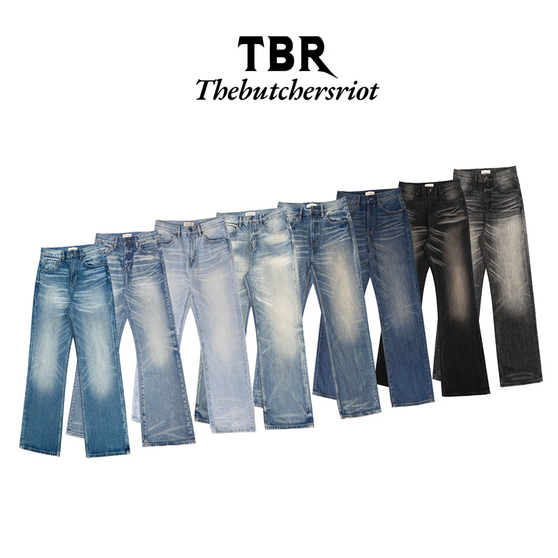Tbr Dazzling Boss Black Brown Red 646 Nevada Cream Medium Feather Blue Loose Straight Jeans