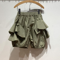 Spot childrens clothing with customized 21 summer new girls loose comfortable bloomers ruffle shorts children